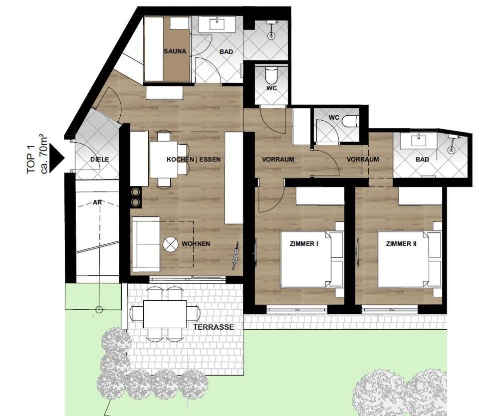 Appartement Alpenrot St. Johann im Pongau Exterior foto